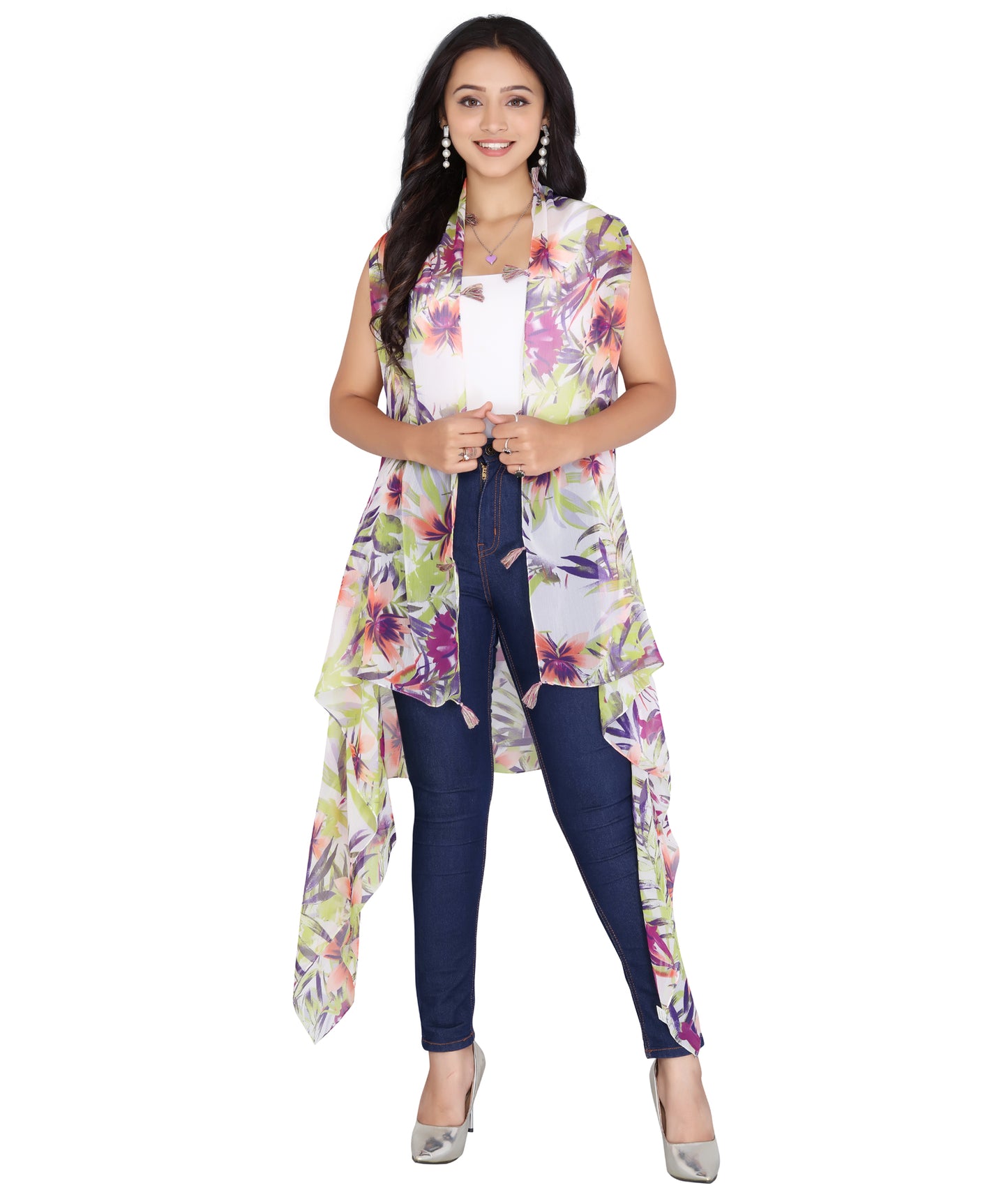 LADIES PRINTED ARMHOLE VEST