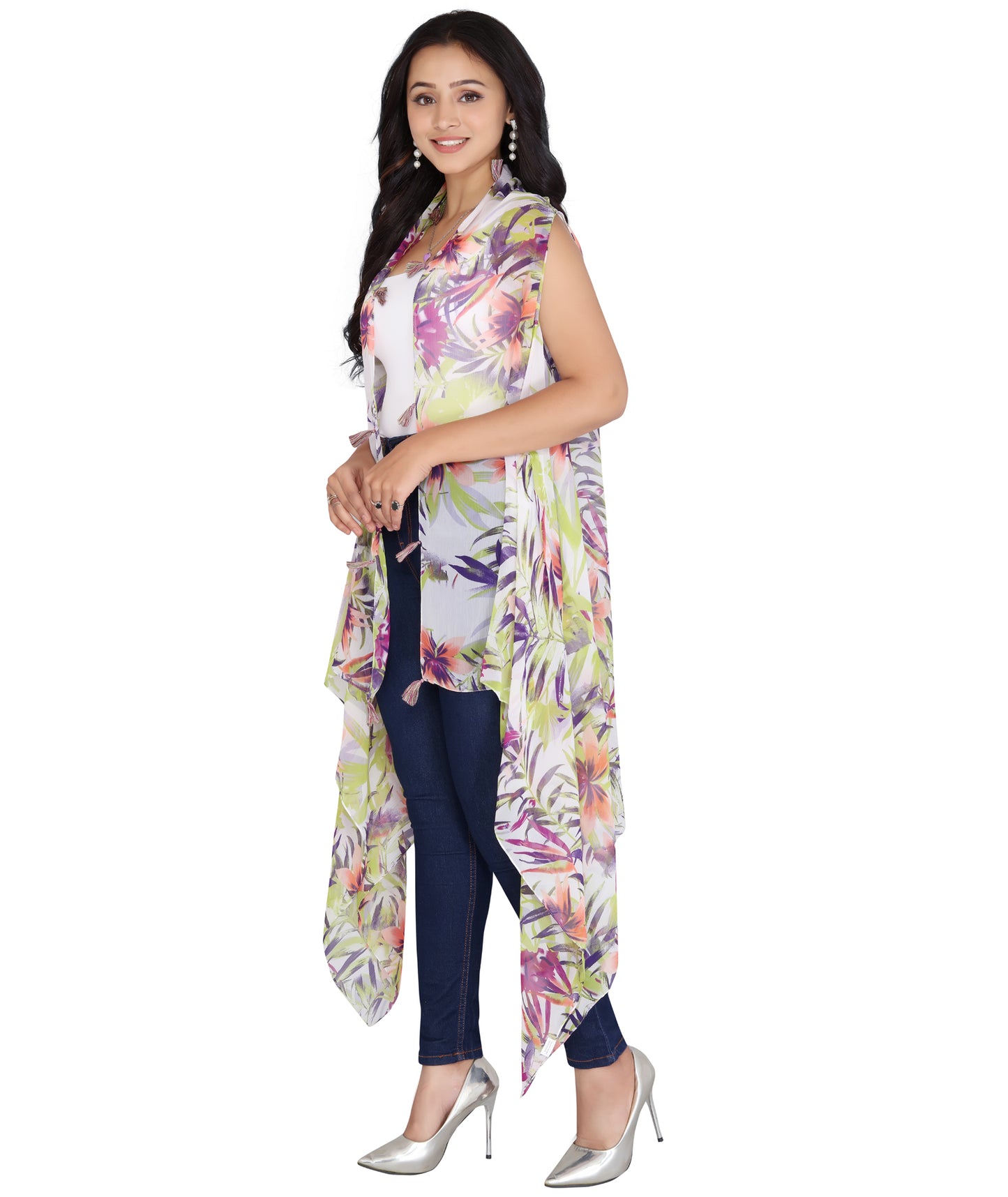 LADIES PRINTED ARMHOLE VEST