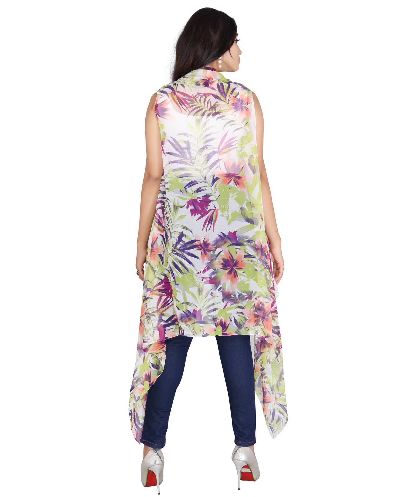 LADIES PRINTED ARMHOLE VEST
