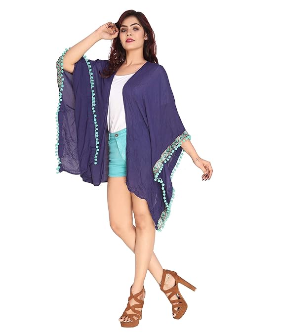 Women’s Lightweight Summer Coverup with Loose Sleeves