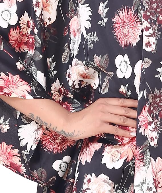 Satin Finish Polyester Printed Ladies Shrug | Dazzleup | Travel & Casual Wear