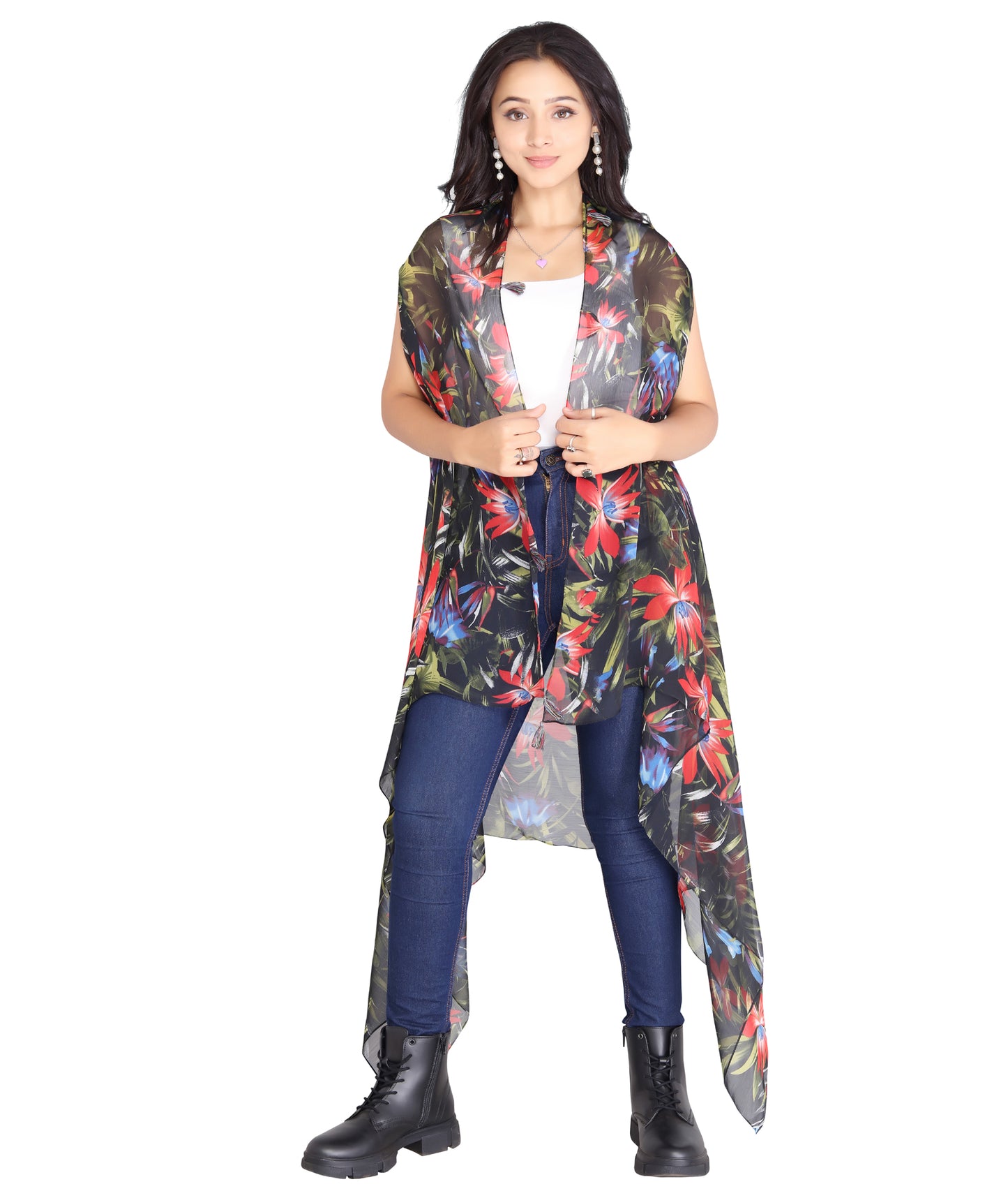 LADIES PRINTED ARMHOLE VEST