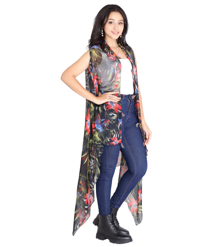 LADIES PRINTED ARMHOLE VEST