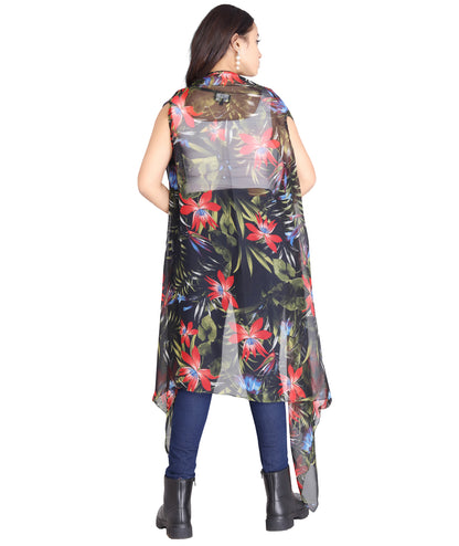 LADIES PRINTED ARMHOLE VEST